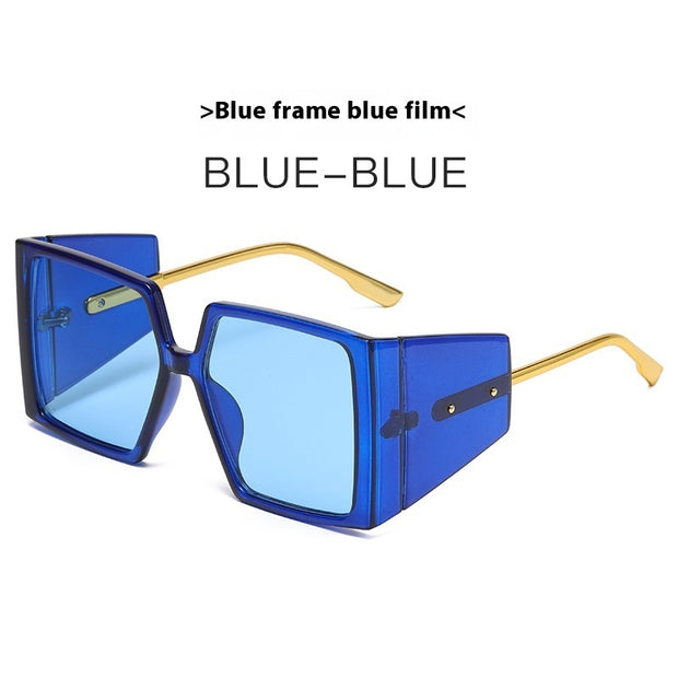 New Large Square Frame Sunglasses