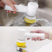 Electric Spin Cleaning Brush,USB Rechargeable Handheld Kitch Cleaner Coldless Rotary Brush, Power Brush Bathroom Rechargeable Brush, Automatic Rotary Power Cleaning Brush For Cleaning