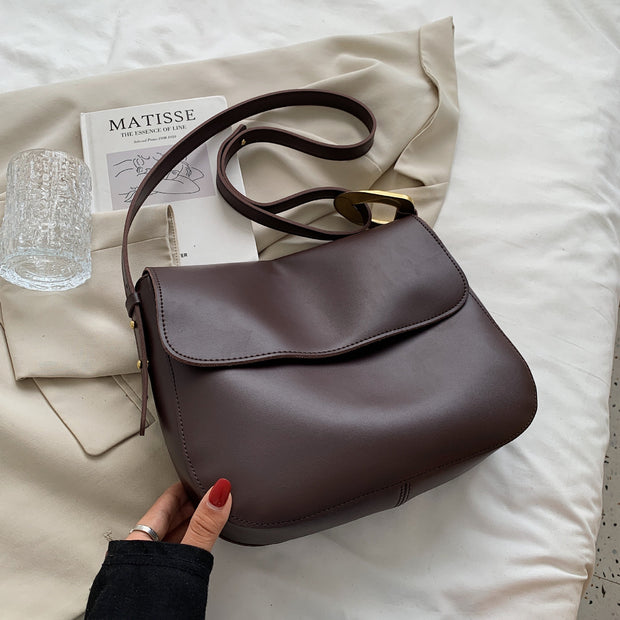 Women's Retro All-match Messenger Bag Commuter Briefcase