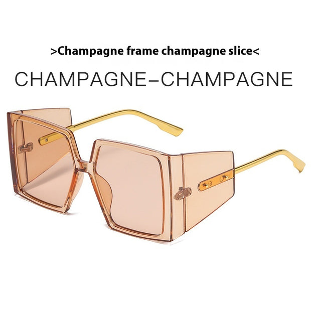 New Large Square Frame Sunglasses
