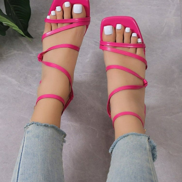 Plus Size Fashion Open Toe Slippers