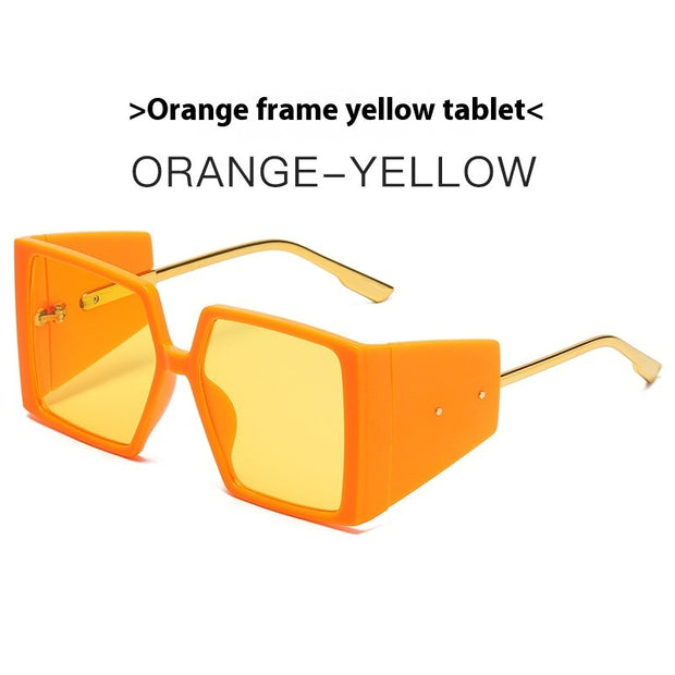 New Large Square Frame Sunglasses